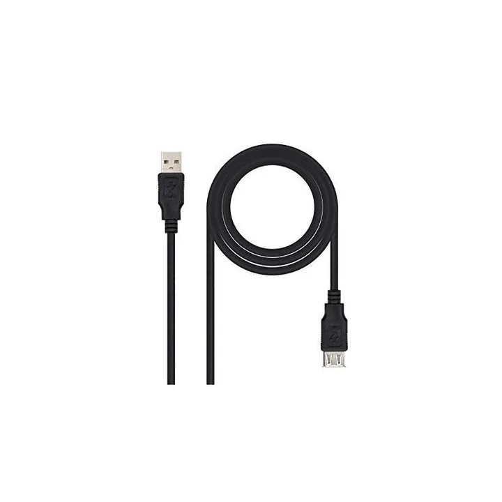Cable USB Alargador AM/AH 1M Nanocable