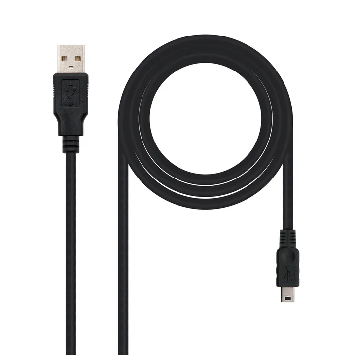 Cable USB 2.0 Tipo AM-MINI USB 5 Pin M 1,8M Nanocable
