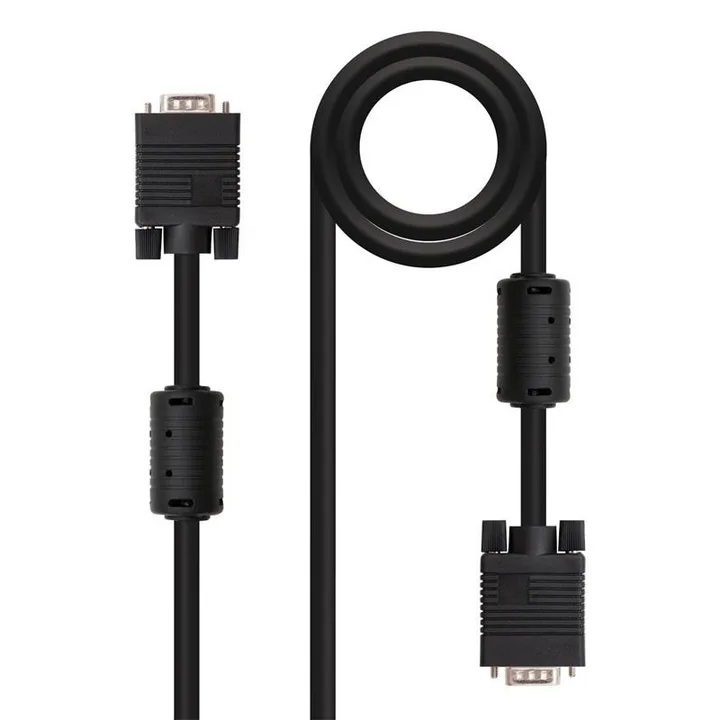 Cable Svga Nanocable HDB15M/HDB15M 1.8M 2 Ferritas