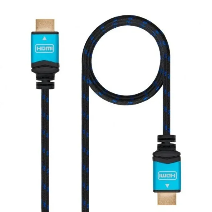 Cable HDMI V2.0 Alta Velocidad 4K 60HZ 18GBPS Nanocable 7M Trenzado