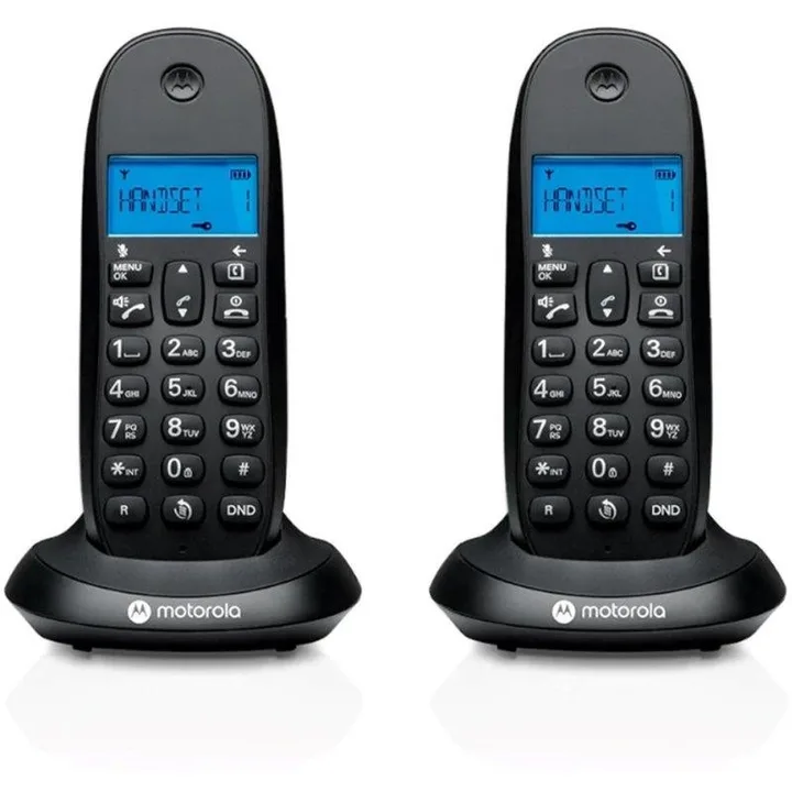 Telefono Motorola C1002 CB+ Dect Wireless Black ( 2UD)