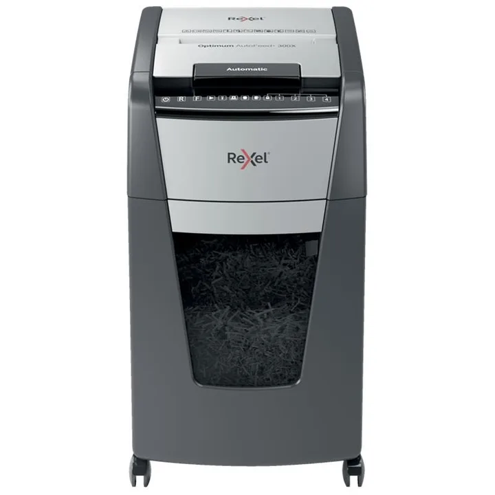 Destructora Rexel Optimum AUTOFEED+ 300X Automatica Particulas