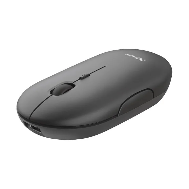 Raton Trust Puck Recargable Wireless Bluetooh Black