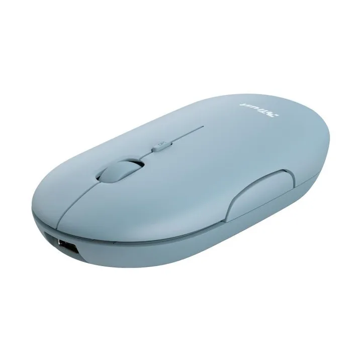 Raton Trust Puck Recargable Wireless Bluetooth Blue