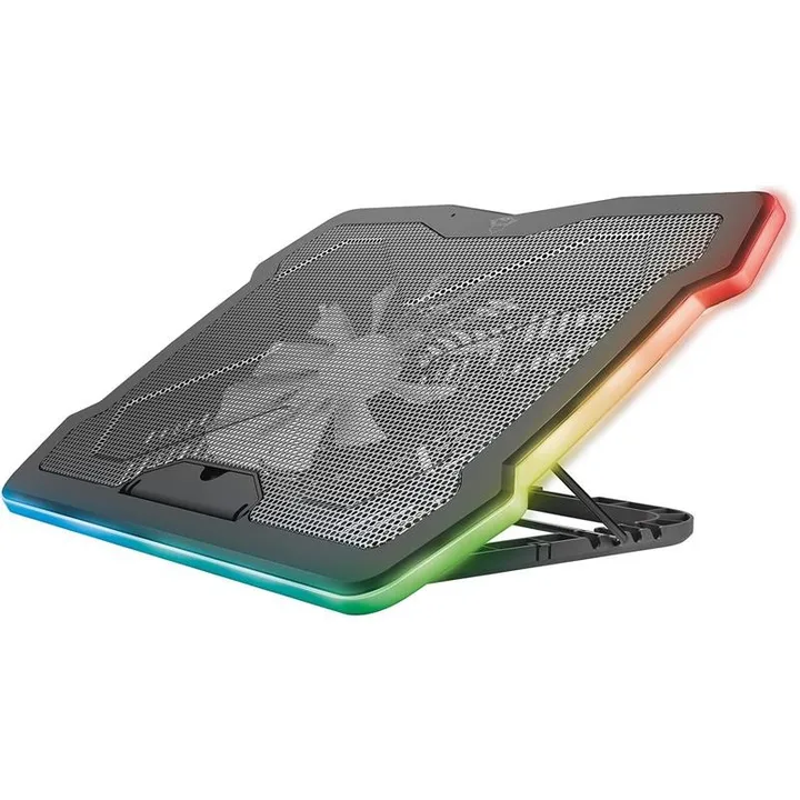 Base refrigeradora gaming Trust GXT 1126 Aura con ventilador de 200 mm y RGB