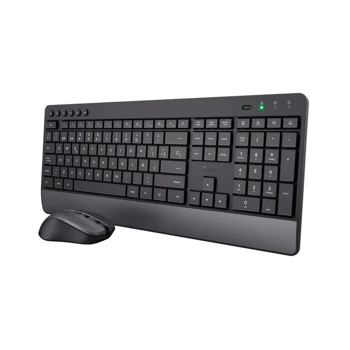 Teclado y ratón Trust Trezo inalámbrico negro