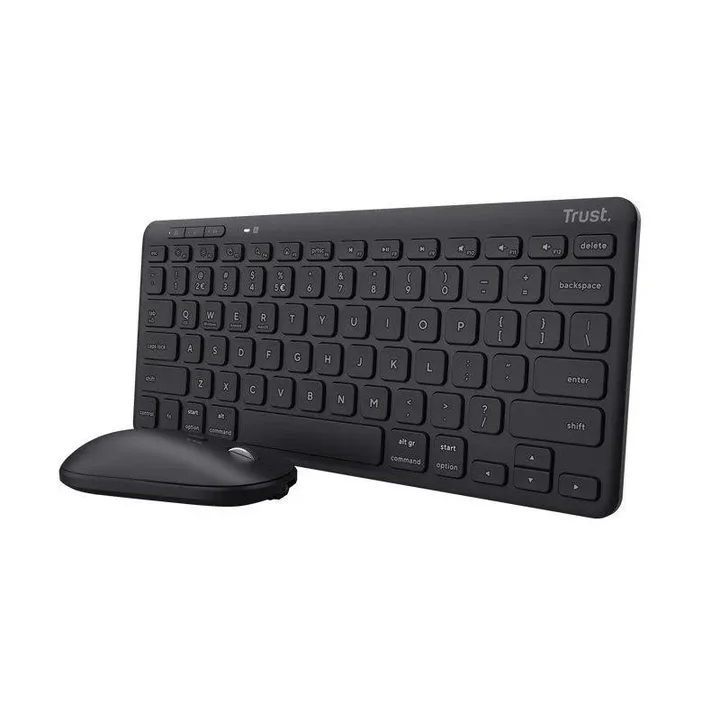 Teclado y ratón Trust Lyra TKL inalámbrico negro