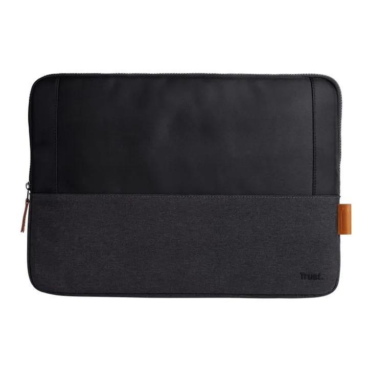 Funda Trust Lisboa para portátil de 16″, negra