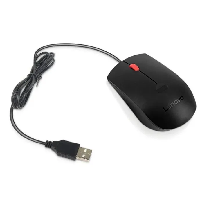 Raton Lenovo USB Huella Dactilar Black