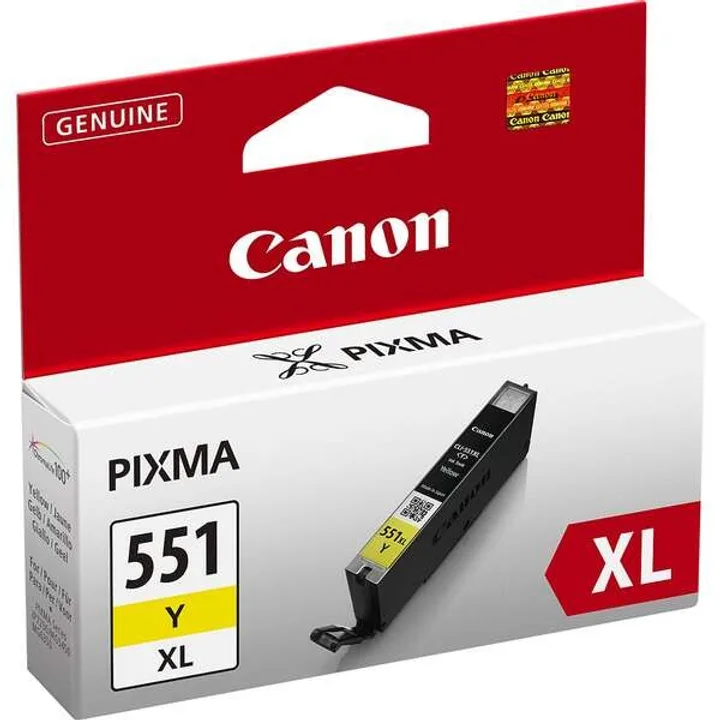Tinta Canon CLI551XLY Yellow