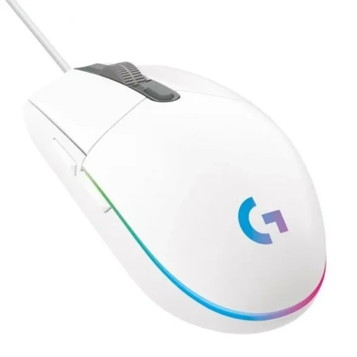 Raton Logitech G203 Lightsync RGB USB White