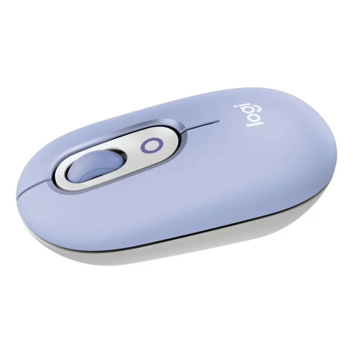 Raton Logitech Pop Mouse Wireless Bluetooth Purple