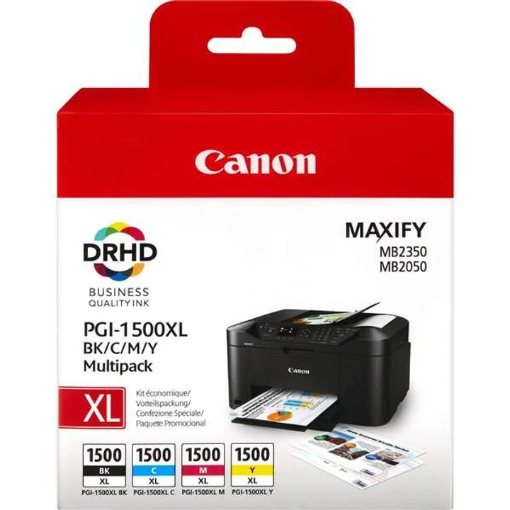 Tinta Canon PGI1500XL Pack 4 Colores