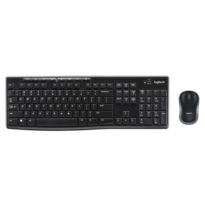 Teclado y ratón Logitech MK270 inalámbrico negro