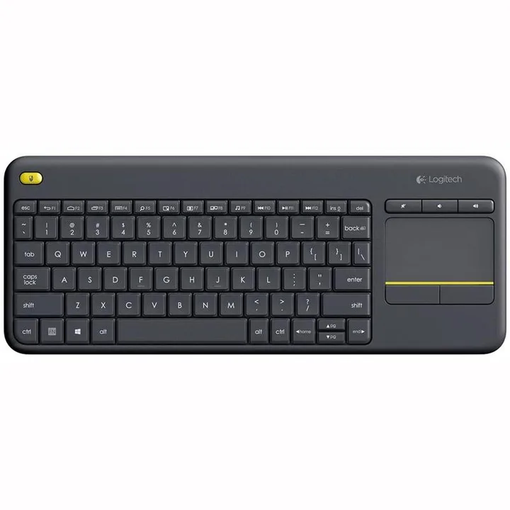 Teclado Logitech K400 RF Wireless Touchpad Black