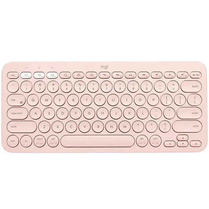 Teclado Logitech K380 TKL Bluetooth MULTI-DEVICE Rose