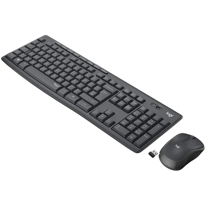 Teclado y ratón Logitech MK295 inalámbrico grafito