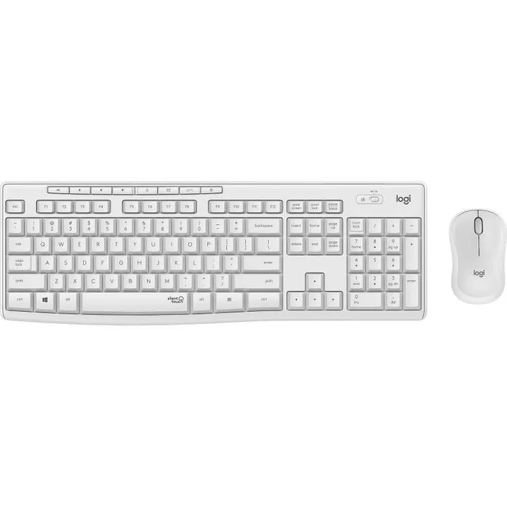 Teclado y ratón Logitech MK295 inalámbrico blanco