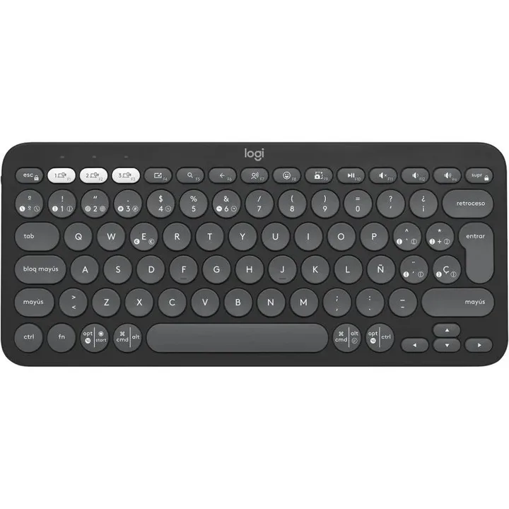 Teclado Logitech Pebble Keys 2 K380S TKL Wireless Black