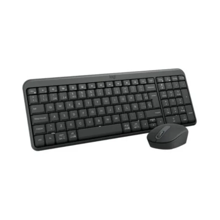Teclado y ratón Logitech MK250 Bluetooth e inalámbrico negro