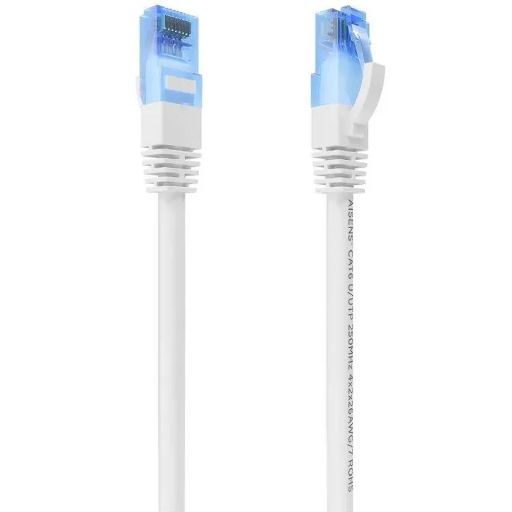 Cable de Red CAT.6 Utp 0.5M Aisens White