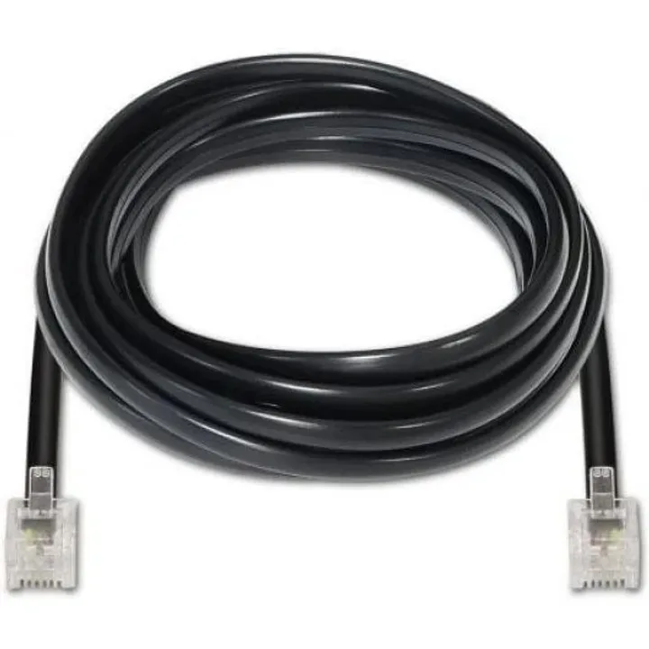 Cable de Telefono RJ11 2M Aisens Black