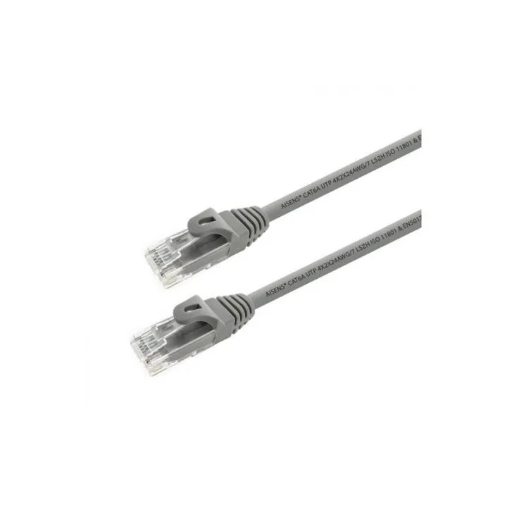 Cable de Red CAT.6A Utp 0.25M Aisens Grey