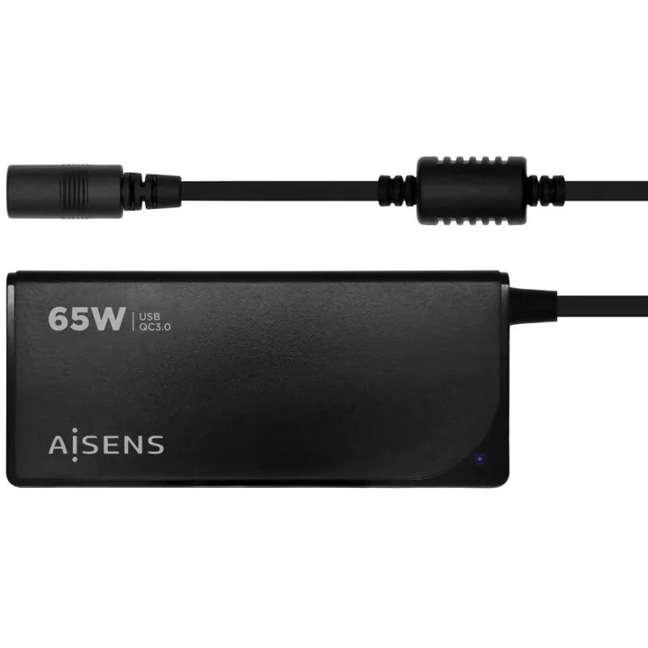 Cargador universal Aisens 65 W automático con 9 puntas y USB-A