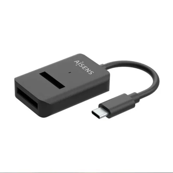 Adaptador Dock Aisens USB-C 3.1 - M.2 SATA/NVME Black