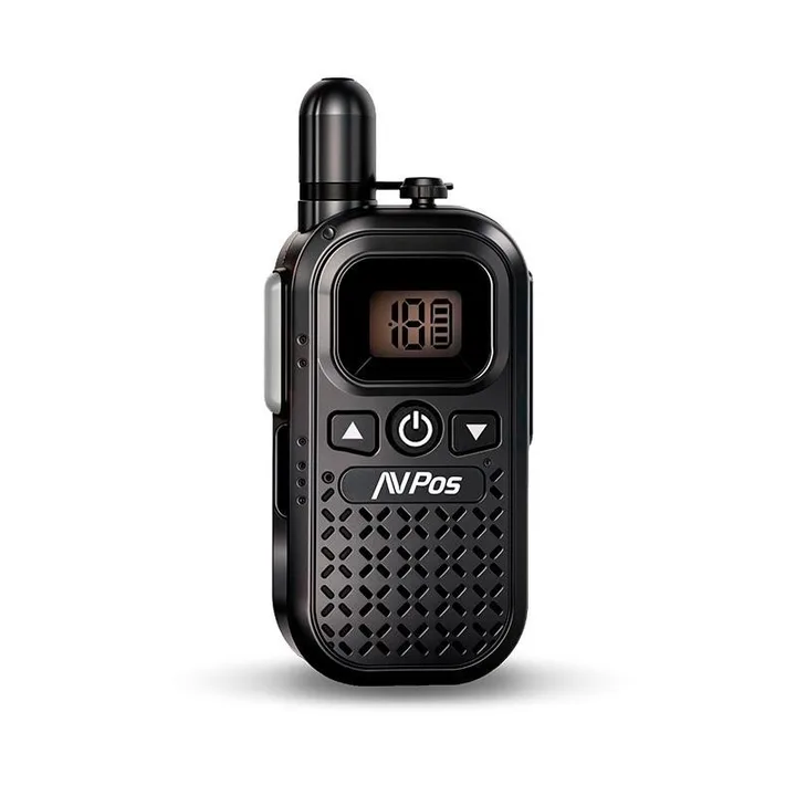 Walkie talkie AVPOS Comm X25 con carga USB‑C