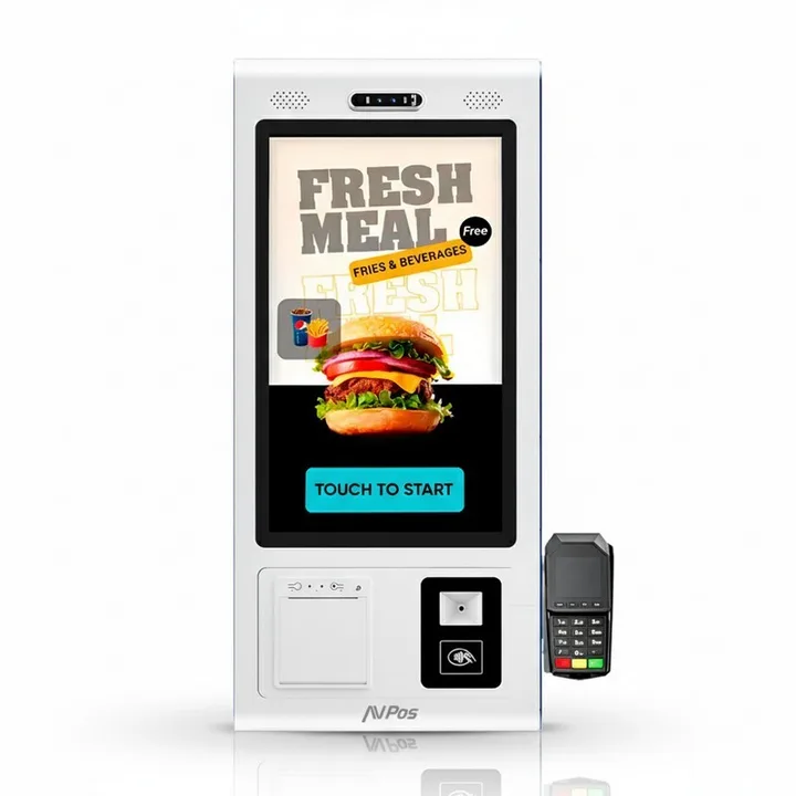 Kiosko Autoservicio AVPOS Smartline 22 OCTA/8GB/128GB/WIFI/PRINTER/2D ANDROID13