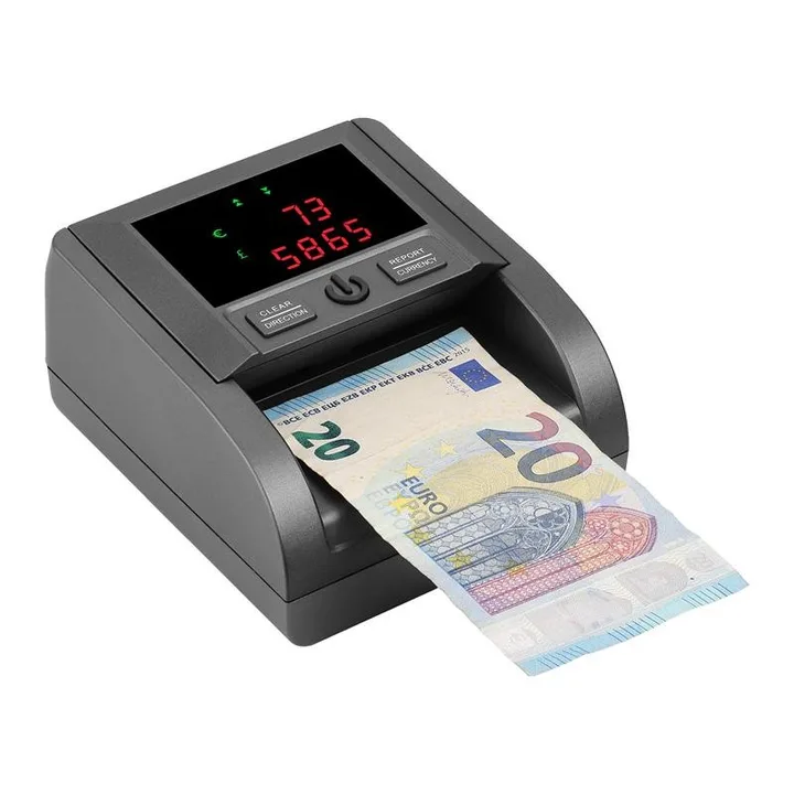 Detector y contador de billetes falsos AVPOS DT25G (euro y dólar)