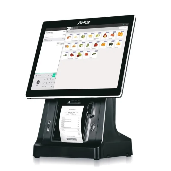 TPV AVPOS K6000 15″ i5 con impresora, Windows 11 Pro