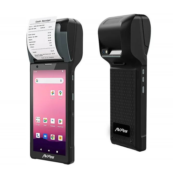 PDA AVPOS TC600 6″ con impresora de tickets y etiquetas integrada
