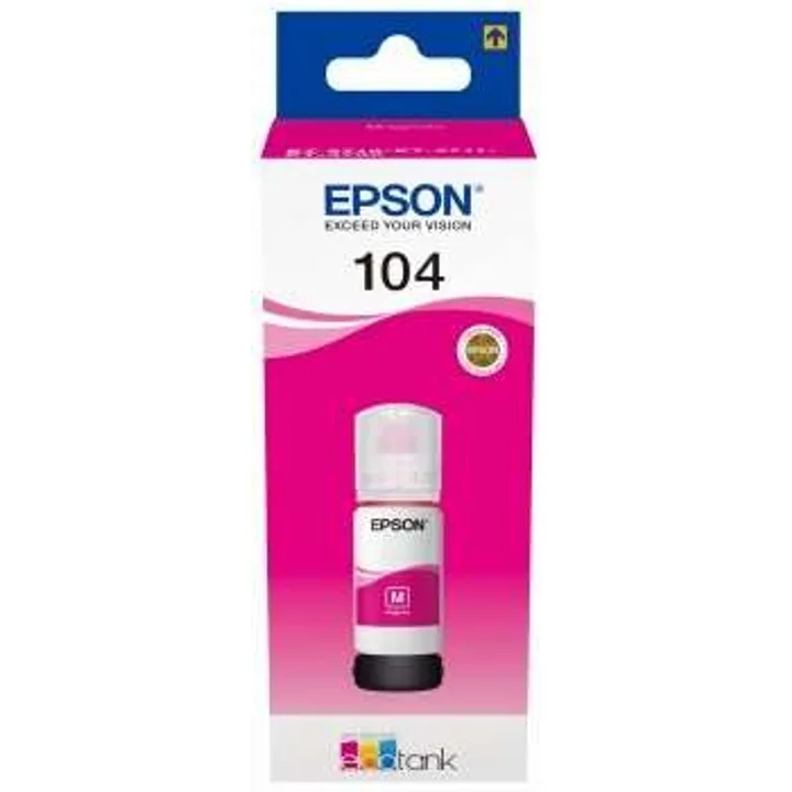 Tinta Epson Bote 104 Magenta Ecotank Bottle C13T00P340