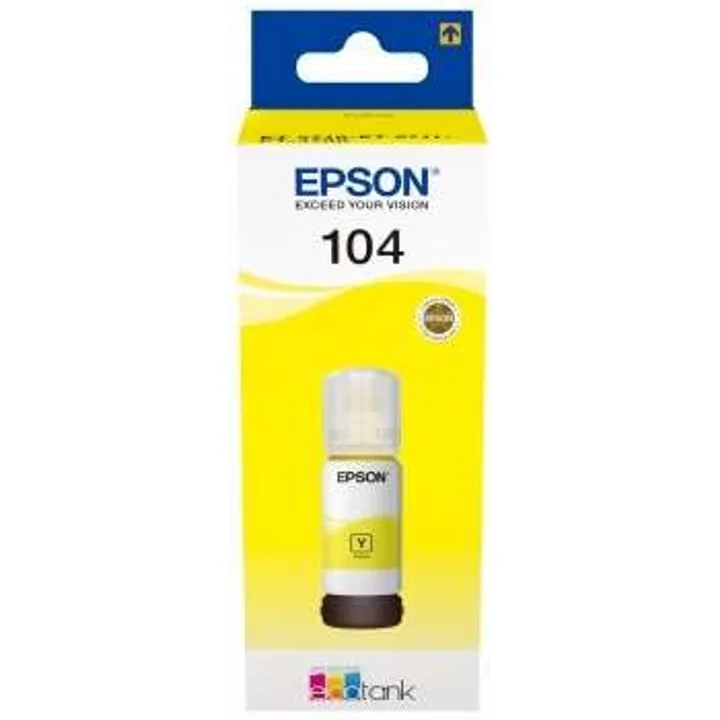 Tinta Epson Bote 104 Yellow Ecotank Bottle C13T00P440