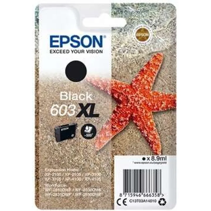 Tinta Epson C13T03A14010 Black T03A1 Nº603XL