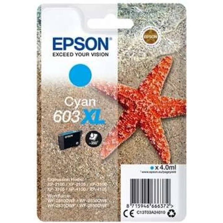 Tinta Epson C13T03A24010 Cyan T03A2 Nº603XL