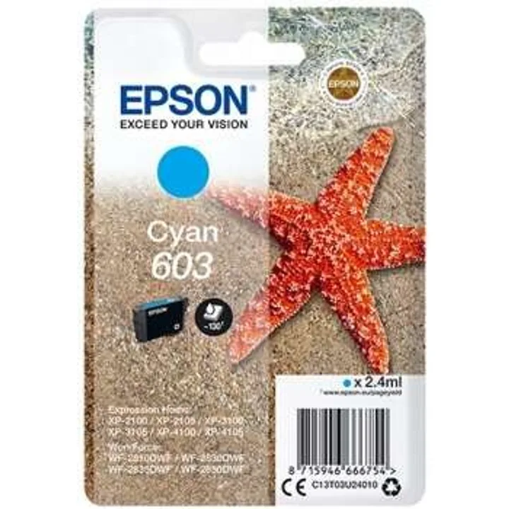 Tinta Epson C13T03U24010 Cyan T03U2 Nº603