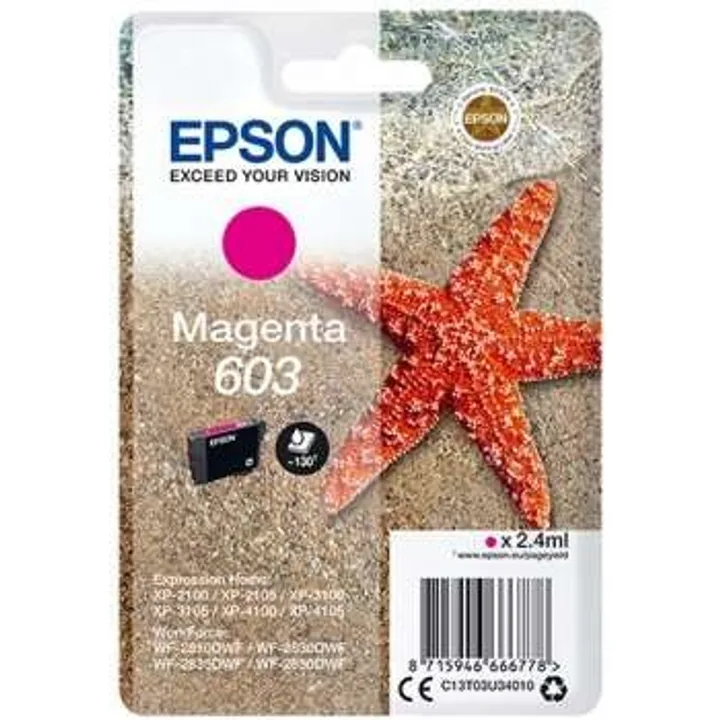 Tinta Epson C13T03U34010 Magenta T03U3 Nº603