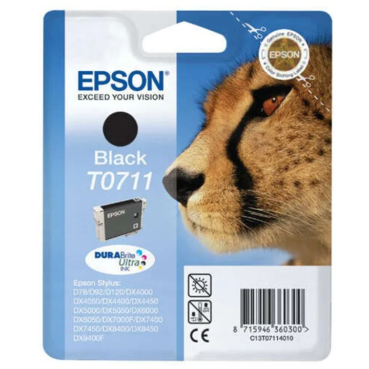 Tinta Epson C13T07114012 Black T0711