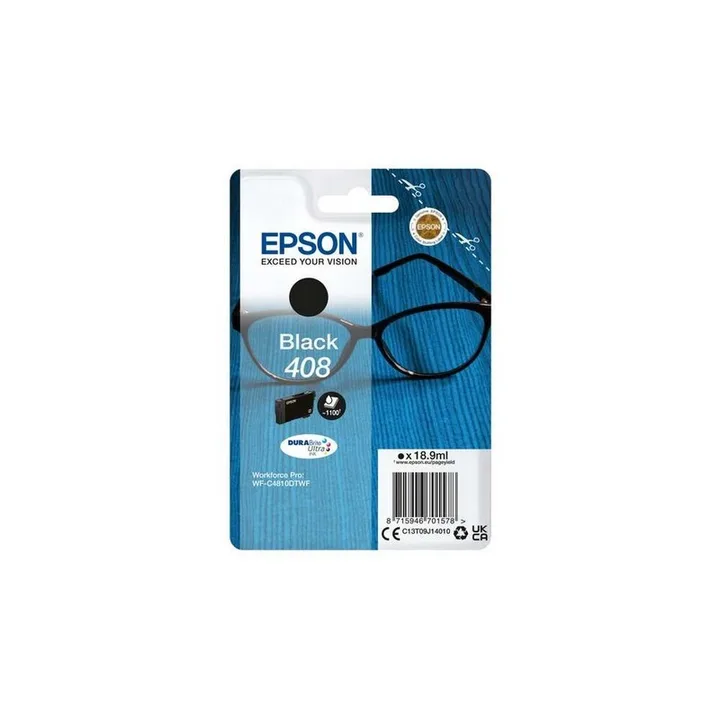 Tinta Epson C13T09J14010 T09J1 Black WF-4810DTWF 408