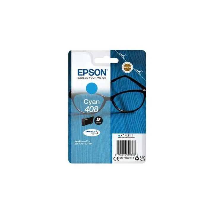 Tinta Epson C13T09J24010 T09J2 Cyan WF-4810DTWF 408