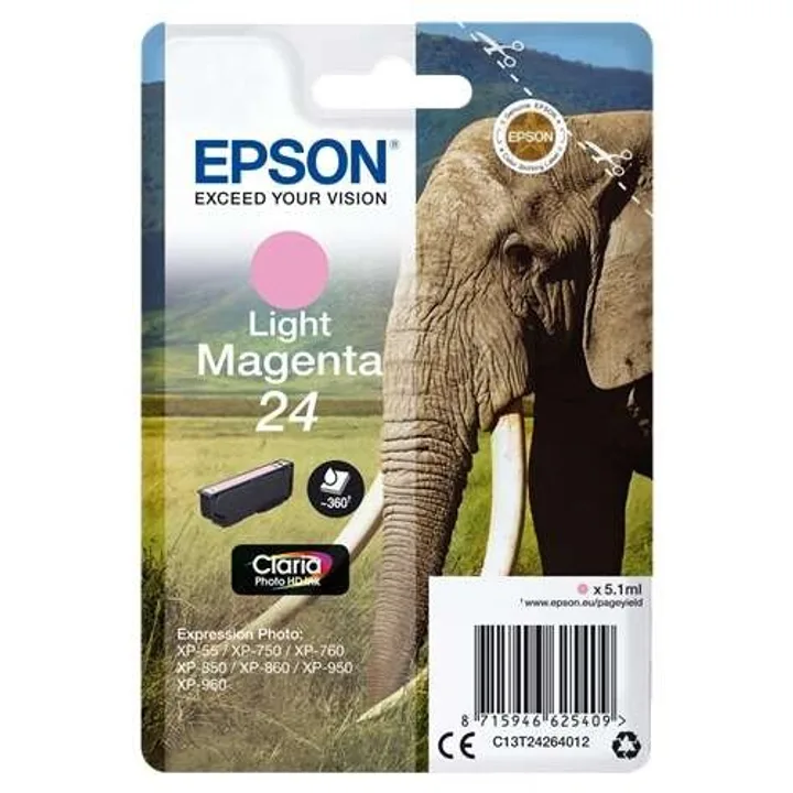 Tinta Epson C13T24264012 Magenta Light T24