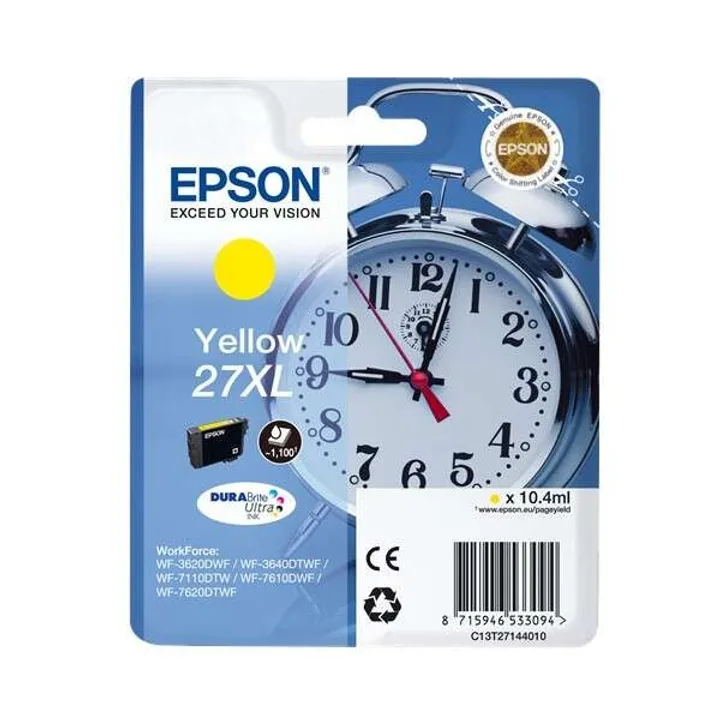 Tinta Epson C13T27144012 Yellow T2714 27XL Durabrite Ultra