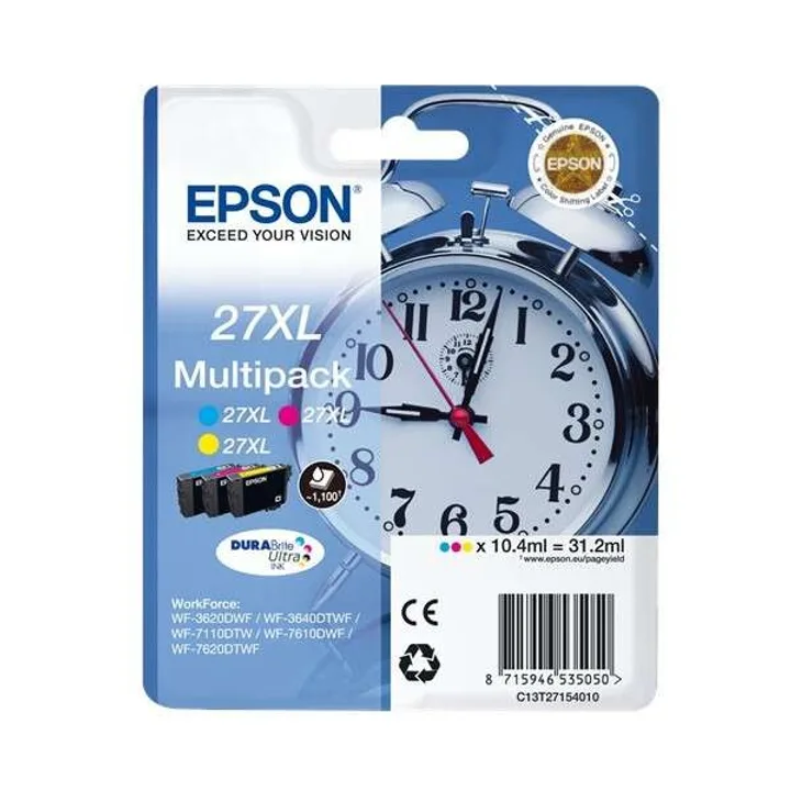 Tinta Epson C13T27154012 Multipack 3 Colores 27XL