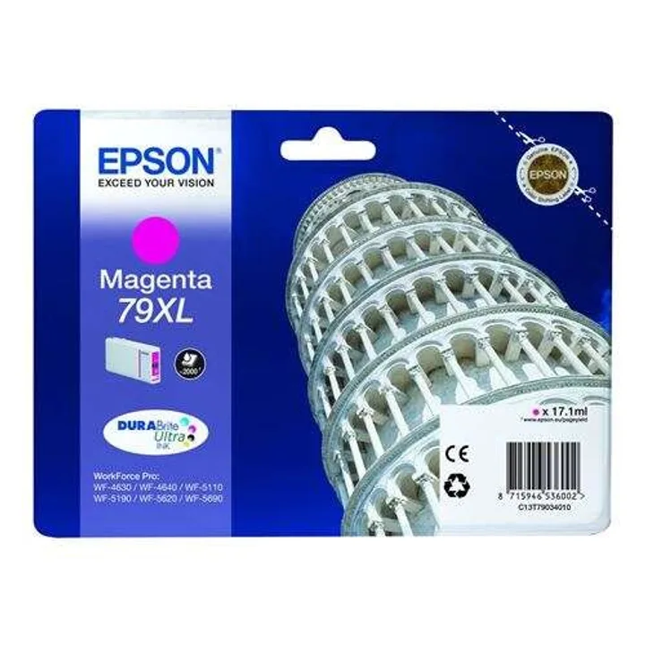 Tinta Epson C13T79034010 T7903 Magenta 79XL