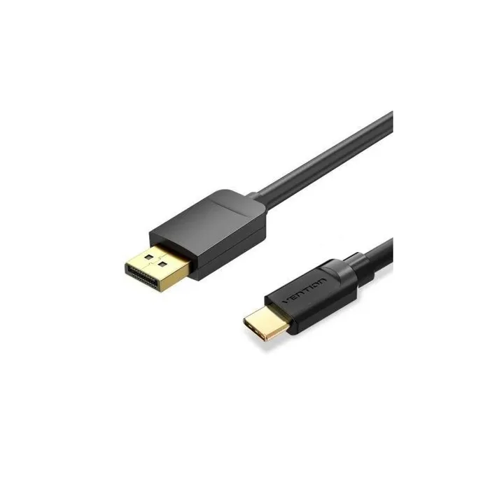 Cable Conversor Vention USB-C/M - DISPLAYPORT/M 2M Black