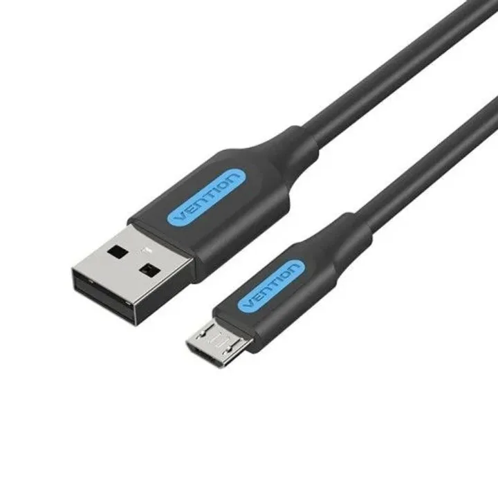 Cable Vention USB-A 2.0 - Micro USB 60W 480MBPS 1.5M Black
