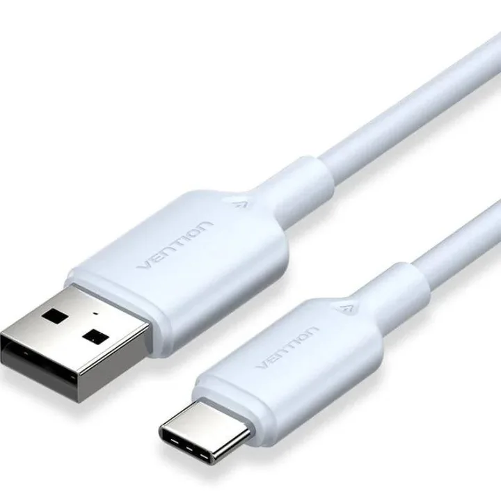 Cable Vention USB-A - USB-C 3A 60W 2M Trenzado Blue